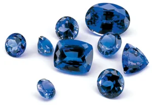 Fine blue sapphire